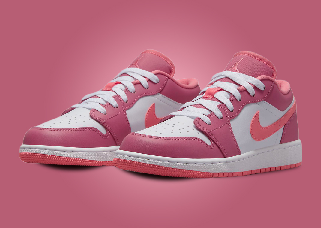 This Air Jordan 1 Low Gets Served Up In Strawberries & Cream Sneaker News